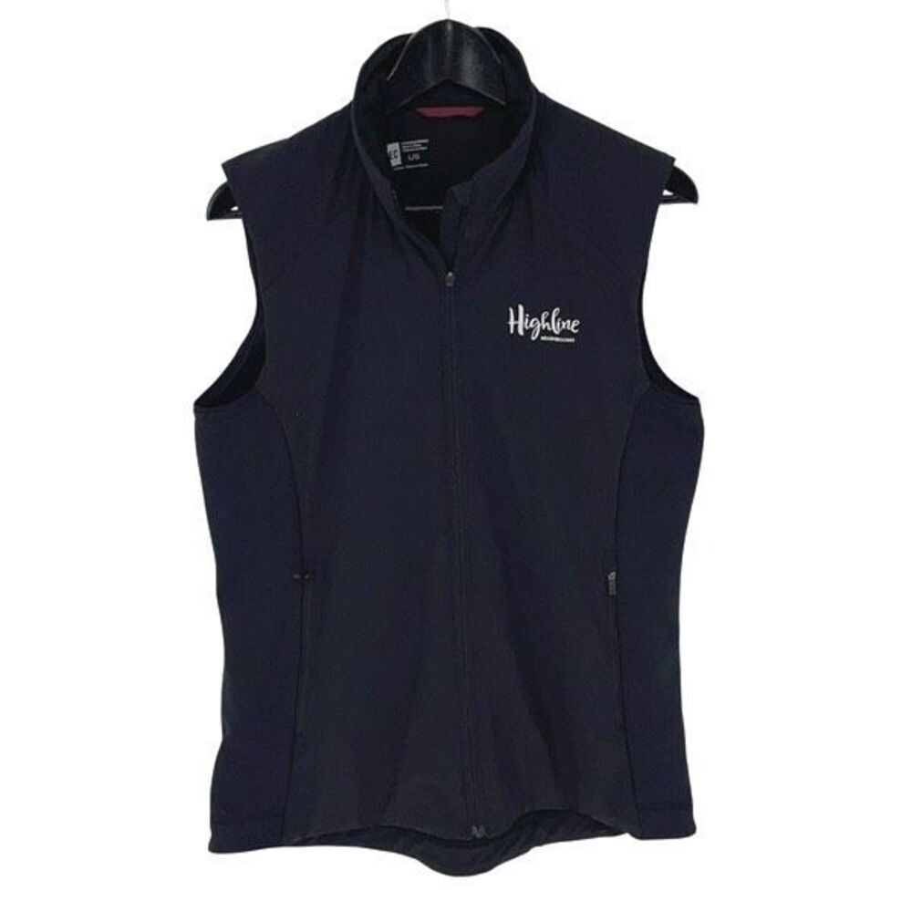 MEC Mountain Equipment Co-Op Womens Highline Windstopper Vest Black Size Large